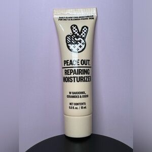 PEACE OUT SKINCARE REPAIRING MOISTURIZER TRAVEL SIZE 15 ml / 0.5 OZ NWOB